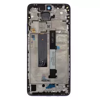 Dėklas LCD Ekranas + Touch Unit + Front Cover for Xiaomi Redmi Note 9 Pro 5G Juodas (Service Pack)