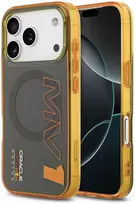 Red Bull Raudona Bull Raudona Bull PC Double Layer Vertical MV1 MagSafe dėklas skirtas iPhone 17 Pro pilkos spalvos