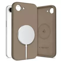 Dėklas Tech-Protect Silicone MagSafe Case for iPhone 16e / 17e - Brown