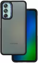Telforceone Crystal Juodas dėklas, skirtas Samsung Galaxy M55 5G mėlynas