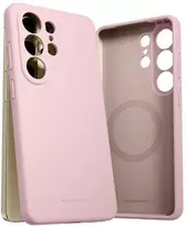 Dėklas Mercury Pure Magsafe Silicon Case Samsung S948 S26 Ultra rožinio smėlio