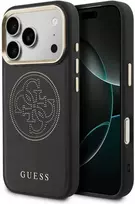 Dėklas Guess Perforated 4G MagSafe case for iPhone 17 Pro - juodas