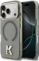 Karl Lagerfeld IML K galvos logotipo „MagSafe“ dėklas, skirtas iPhone 17 Pro Max - Juodas