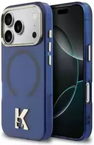 „Karl Lagerfeld IML K“ galvos logotipo „MagSafe“ dėklas, skirtas „iPhone 17 Pro“ - Mėlyna