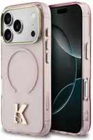 Dėklas Karl Lagerfeld IML K Head Logo MagSafe Case for iPhone 17 Pro - Rožinė