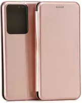 Dėklas Beline Book Magnetic do Realme 14T rožinė-auksinė