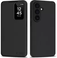 Dėklas Tech-Protect Smart Wallet Samsung Galaxy A37 5G Matte juodos spalvos