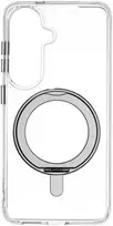 Dėklas FoneKit Premium Kickstand MagSafe suojakuori jalustalla, Samsung Galaxy S26, läpinäkyvä