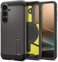 Spigen Tough Armor Mag MagSafe dėklas skirtas Samsung Galaxy S26+ – pilkos spalvos