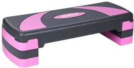 „Rebel“ aktyvus laiptelis aerobikai ir kūno rengybos pratimams, 3 lygiai, 78 cm, pilkai violetinis rba-3225-pu