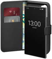 Puro Eco-Leather dėklas skirtas Samsung Galaxy S26 Ultra with Wallet – juodos spalvos
