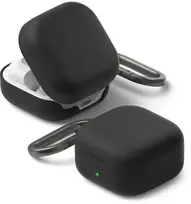 Dėklas Ringke Silicone Samsung Galaxy Buds 4 / 4 Pro juodos spalvos