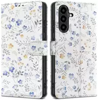 Dėklas „Tech-Protect“ piniginė „Samsung Galaxy A57 5G“, pavasarinės gėlės