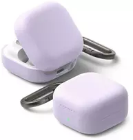 Dėklas Ringke Silicone Samsung Galaxy Buds 4 / 4 Pro šviesiai violetinės spalvos