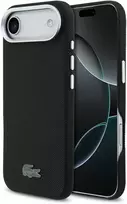 Lacoste Iconic Petit Pique Metal Logo MagSafe dėklas skirtas Apple iPhone Air Juodas