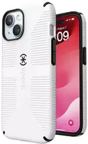 Dėklas Speck Candyshell Grip MagSafe - iPhone 17e / 16e / 15 / 14 / 13 Case (Baltas / Juodas)