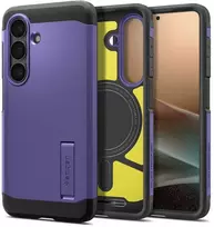 Spigen Tough Armor Mag MagSafe dėklas Samsung Galaxy S26+ Plus pelenų violetinės spalvos