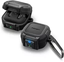 Dėklas Spigen Lock Fit Samsung Galaxy Buds 4 / 4 Pro Matte juodos spalvos