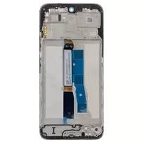 Dėklas For_Xiaomi Xiaomi LCD Ekranas + Touch Unit + Front Cover for Poco M7 Juodas (Service Pack)