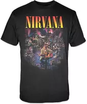 Rock Nirvana Unplugged Photo Marškinėliai, Dydis: M