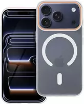 Dėklas Oem Case for iPhone 17 AIR Go Oranžinis compatible with MagSafe transparent