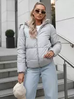 Moteriška pilka/ruda dvipusė striukė Victoria