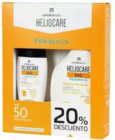 „Heliocare Pediatrics“ atopicinis losjonas nuo saulės, purškiklis SPF50, 250 ml, 2 dalių rinkinys