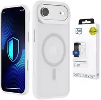 Dėklas 3Mk apsaugos 3mk dūminis „MagCase“, skirtas „iPhone Air“ – „Baltas-Translucent“