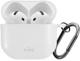 Dėklas Puro Icon Case for AirPods 4 - Baltas