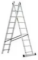 Daugiafunkcinės aliuminio kopėčios Drabest PRO, 2x11, 2 dalių, 150 kg