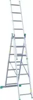 Drabex kopėčios aliumininės 3-ELEMENTOWA 841CM 12+12+12 pakopos