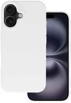 Tel Protect silikoninis Premium dėklas telefonui Apple iPhone 16 baltos spalvos