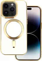 Topt Beauty Magsafe dėklas skirtas Apple iPhone 14 Pro Max baltos spalvos