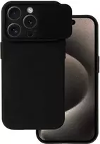 Dėklas Camshield Soft skirtas Apple iPhone 15 Pro Max juodos spalvos
