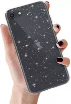 Crystal Glitter Dėklas skirtas Apple iPhone 7 / 8 / SE 2020/SE 2022 Sidabrinis