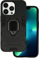 Topt Ring Armor dėklas skirtas Apple iPhone 13 Pro Max juodos spalvos
