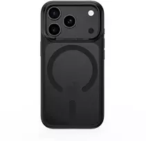 Benks Dėklas Magnetic Mist Metal Frame (0070) skirtas Apple iPhone 17 Pro Max juodos spalvos (Camera Control Button)
