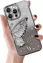 Tel Protect Butterfly Vanduo dėklas skirtas Apple iPhone 16 Pro Max sidabro spalvos