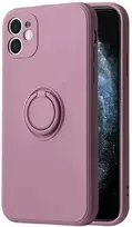 Dėklas Vennus silikoninis Ring skirtas Apple iPhone 14 Plus rožinės spalvos
