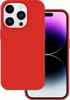 Tel Protect silikoninis Premium dėklas telefonui Apple iPhone 15 Pro Max raudonos spalvos
