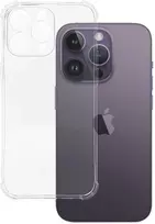 Topt Clin Anti Shock 1,5mm iPhone 15 Pro telefono dėklas skaidrus