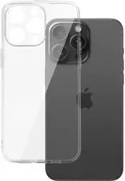 Dėklas Fusion Accessories Topt Galinis dangtelis 2 mm idealiai tinkantis iPhone 15 Pro skaidrus
