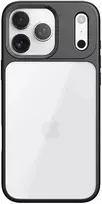 Rock Guard Lens Protection Series dėklas skirtas Apple iPhone 17 Pro skaidrus-juodos spalvos