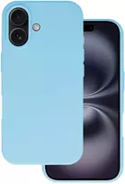 Topt Silikoninis Lite dėklas skirtas Apple iPhone 16 light mėlynos spalvos