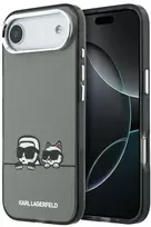 Karl Lagerfeld IML K&CH Heads Logo MagSafe dėklas skirtas Apple iPhone iPhone Air juodos spalvos