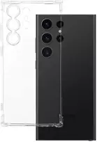 Topt Clin Anti Shock 1,5mm skirtas Samsung Galaxy S23 Ultra dėklas telefonui skaidrus