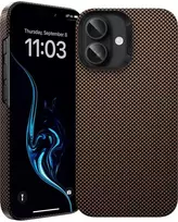 Dėklas Benks Magnetic Armor Tint Kevlar 1000D (S063) skirtas Apple iPhone 16 aukso spalvos