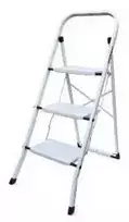 Plieninės kopėčios DRABEST Minifero- 3 pakopos - PRO - juodos, 150 kg