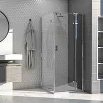 Dušo kabina AQUALUX Hinged DW 80x80, dešininė