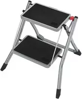 Songmics Kopėčios 55x50x4.5 cm Pilka Plienas